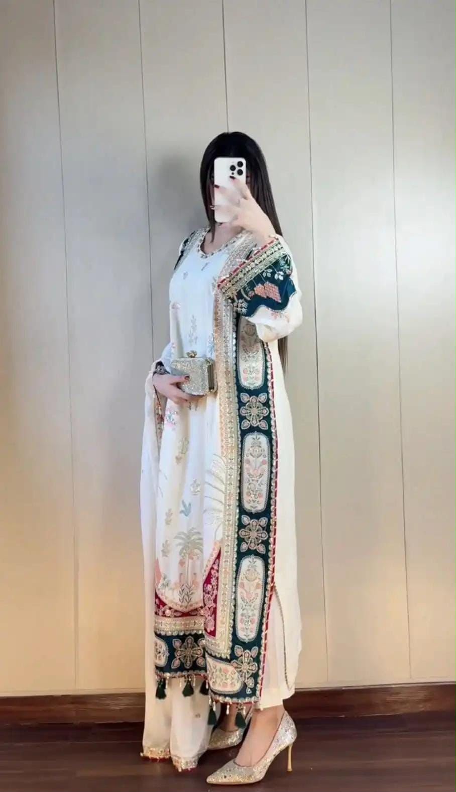 Brand.Ethnic Silk unstitched 3pc