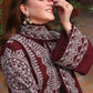 BRAND  ANEELA'S
DHANAK EMBROIDERED 3PC