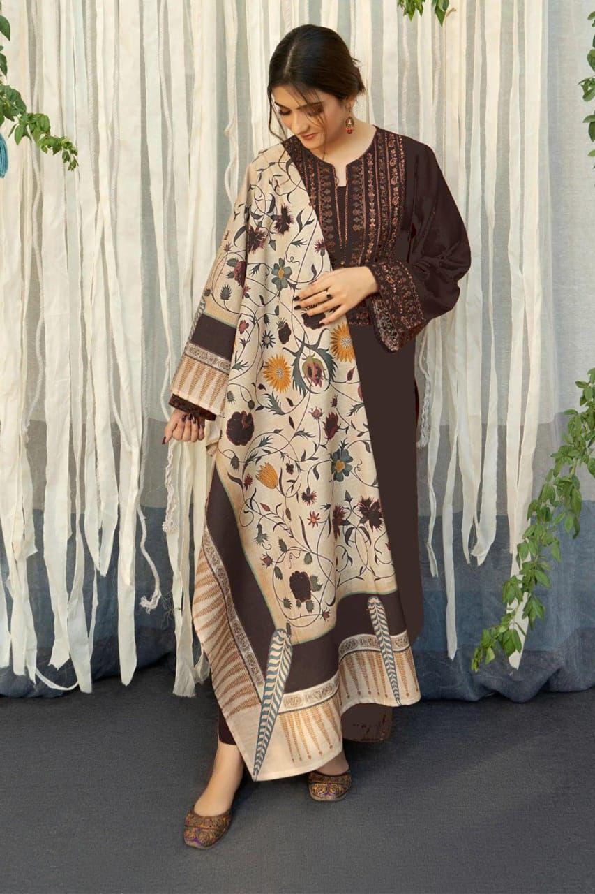 BRAND  URGE
DHANAK EMBROIDERED 3PC