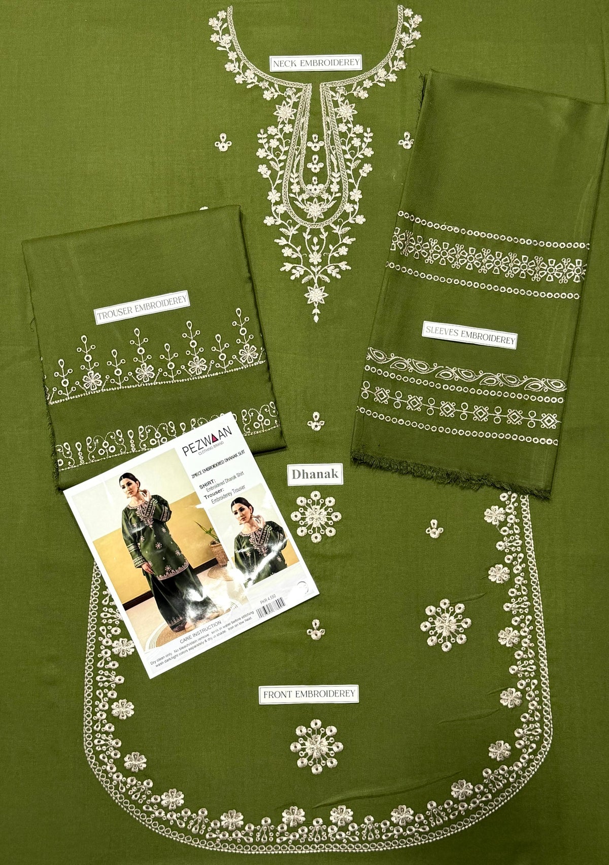 BRAND PEZWAAN
DHANAK EMBROIDERED 2PC