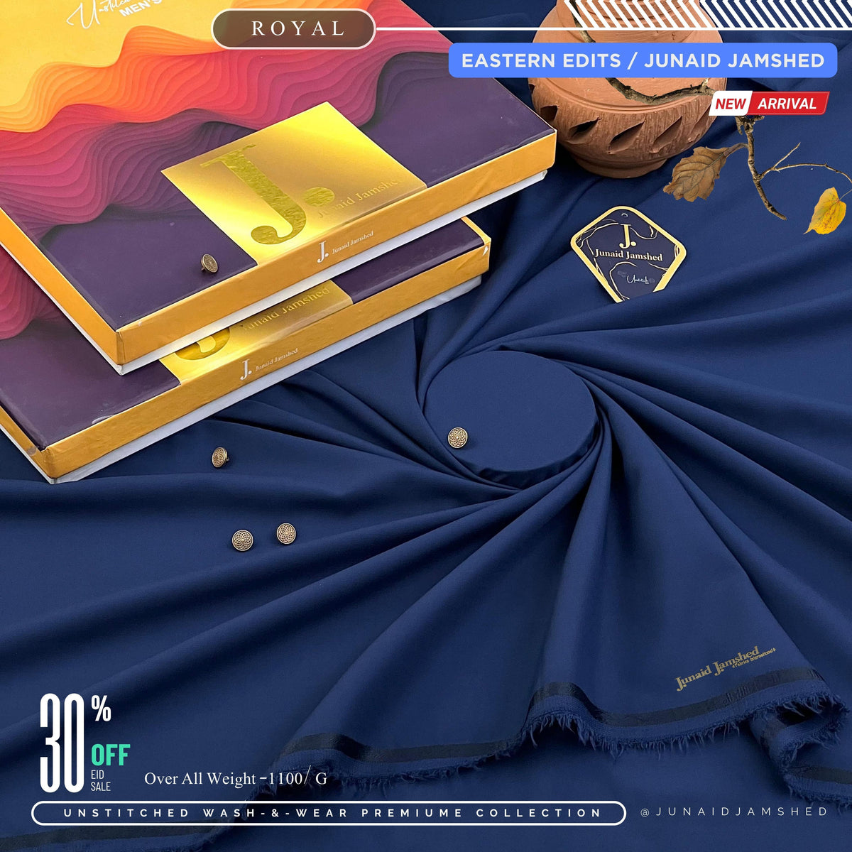 `J• Men's Suitings Presents`
Tropical WASH'N WEAR FABRIC`unstitched
