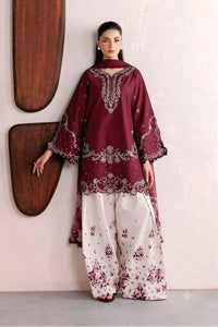 Brand IZNIK 
LUXURY SILK EMBROIDERED 3pc unstitched
