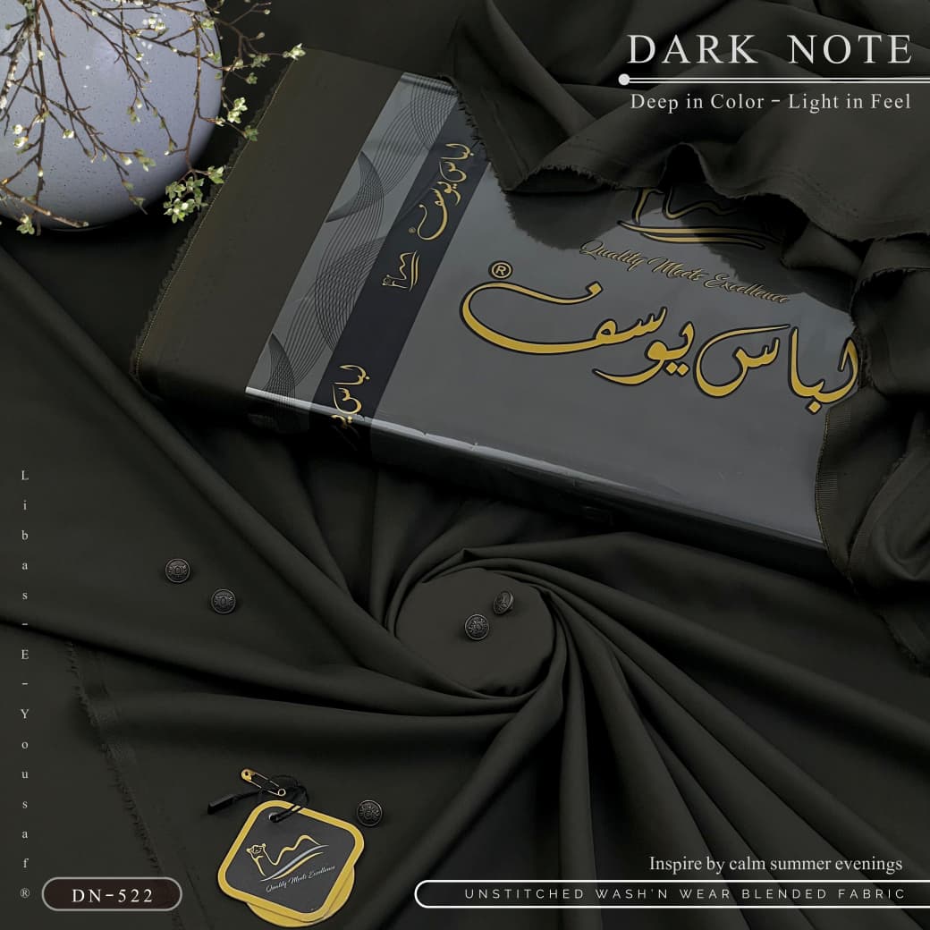 DARK - NOTE
Dark Note — Made for Summer’s Cool Evenings
Unstitched