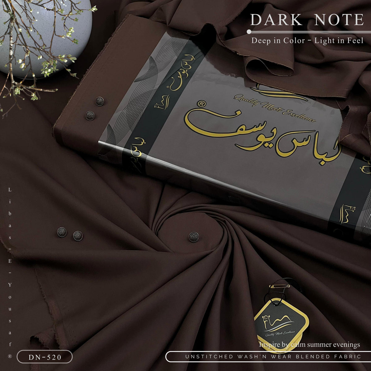 DARK - NOTE
Dark Note — Made for Summer’s Cool Evenings
Unstitched