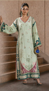 Brand .Ethnic Silk unstitched 3pc