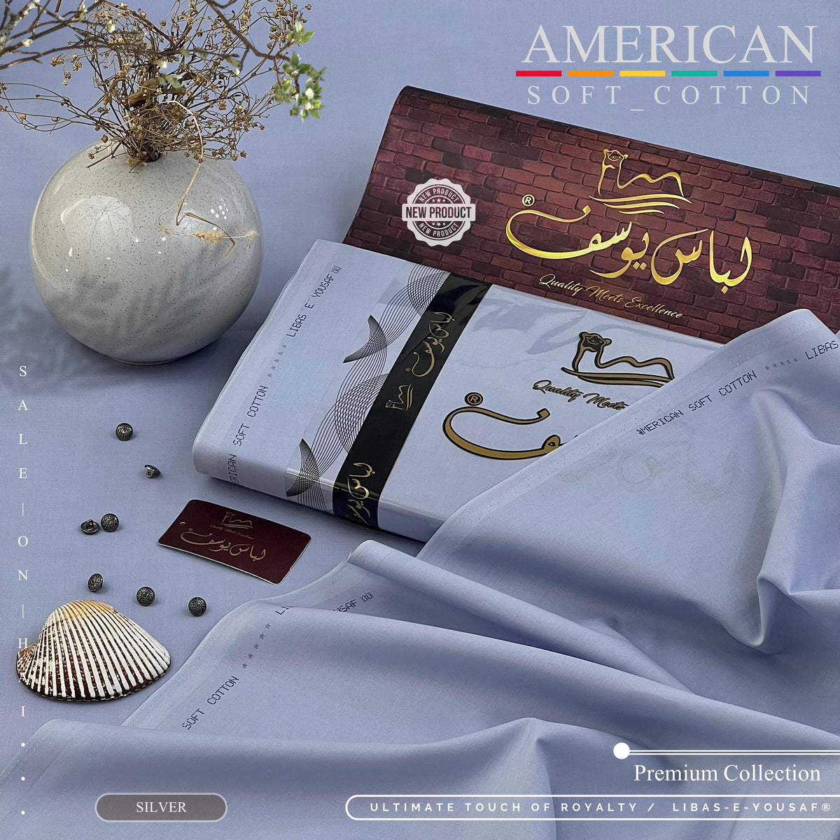 《 American Soft Cotton 》
Unstitched 4.5 cutting