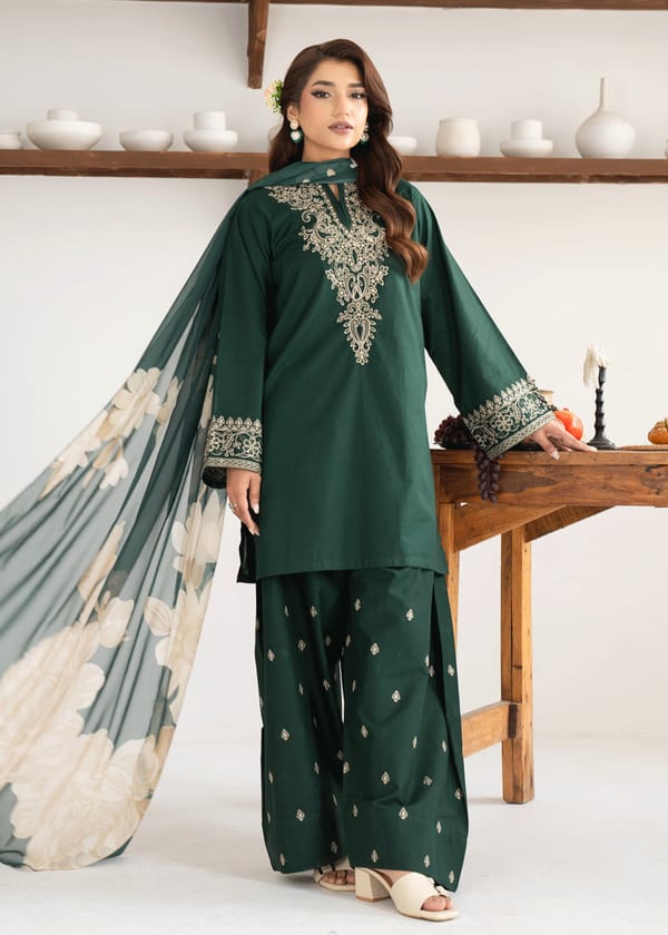 BRAND PEZWAAN
Unstitched DHANAK EMBROIDERED 3PC