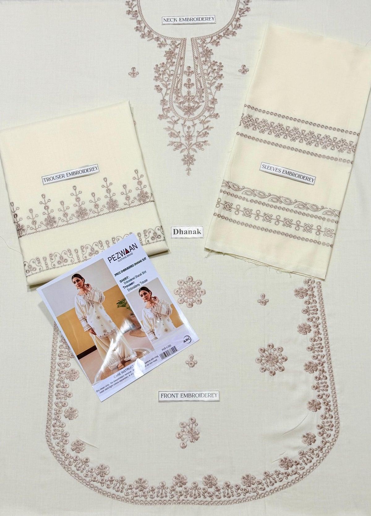 BRAND PEZWAAN
DHANAK EMBROIDERED 2PC