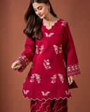 BRAND NAME  RUNGREZ
Unstitched DHANAK EMBROIDERED 3PC