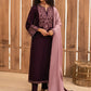 BRAND ZARQASH
Embroidered 3 Piece DHANAK