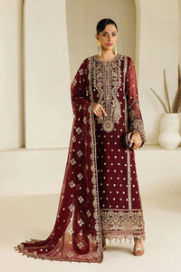 BRAND :ALIZEH
Unstitch 3pc
CHIFFON Suit With SILK Trouser