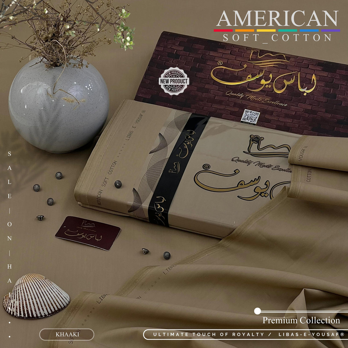 《 American Soft Cotton 》
Unstitched 4.5 cutting