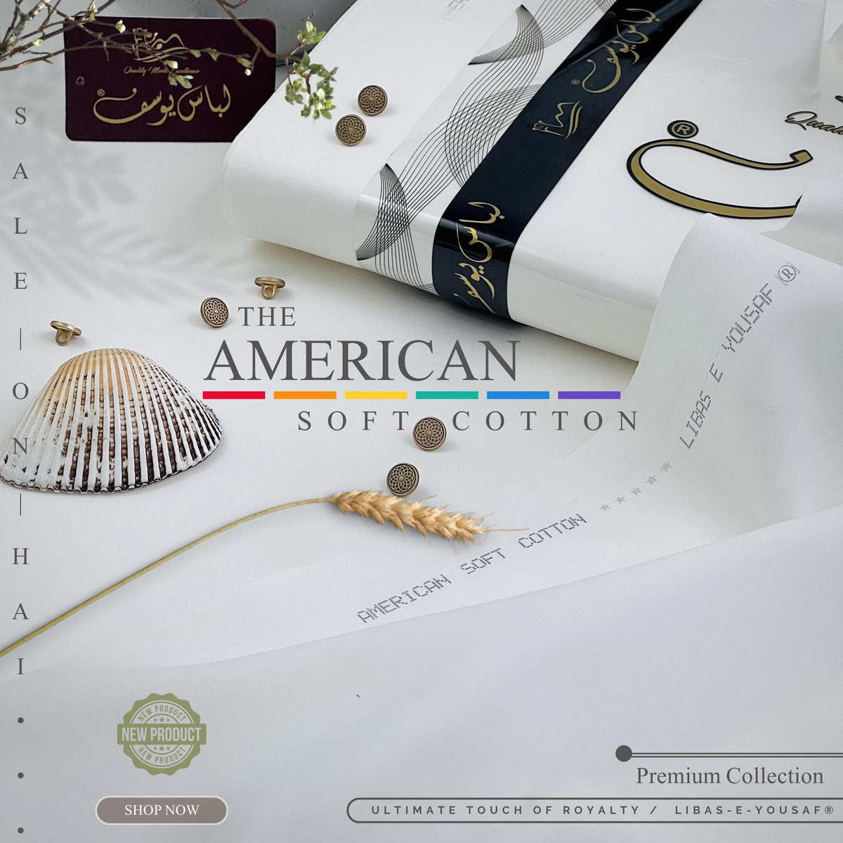 《 American Soft Cotton 》
Unstitched 4.5 cutting