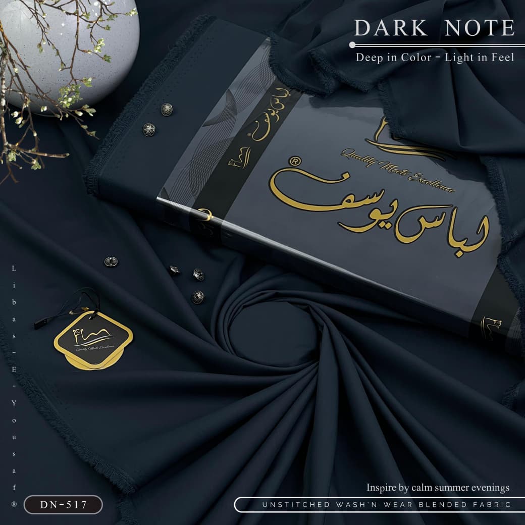 DARK - NOTE
Dark Note — Made for Summer’s Cool Evenings
Unstitched