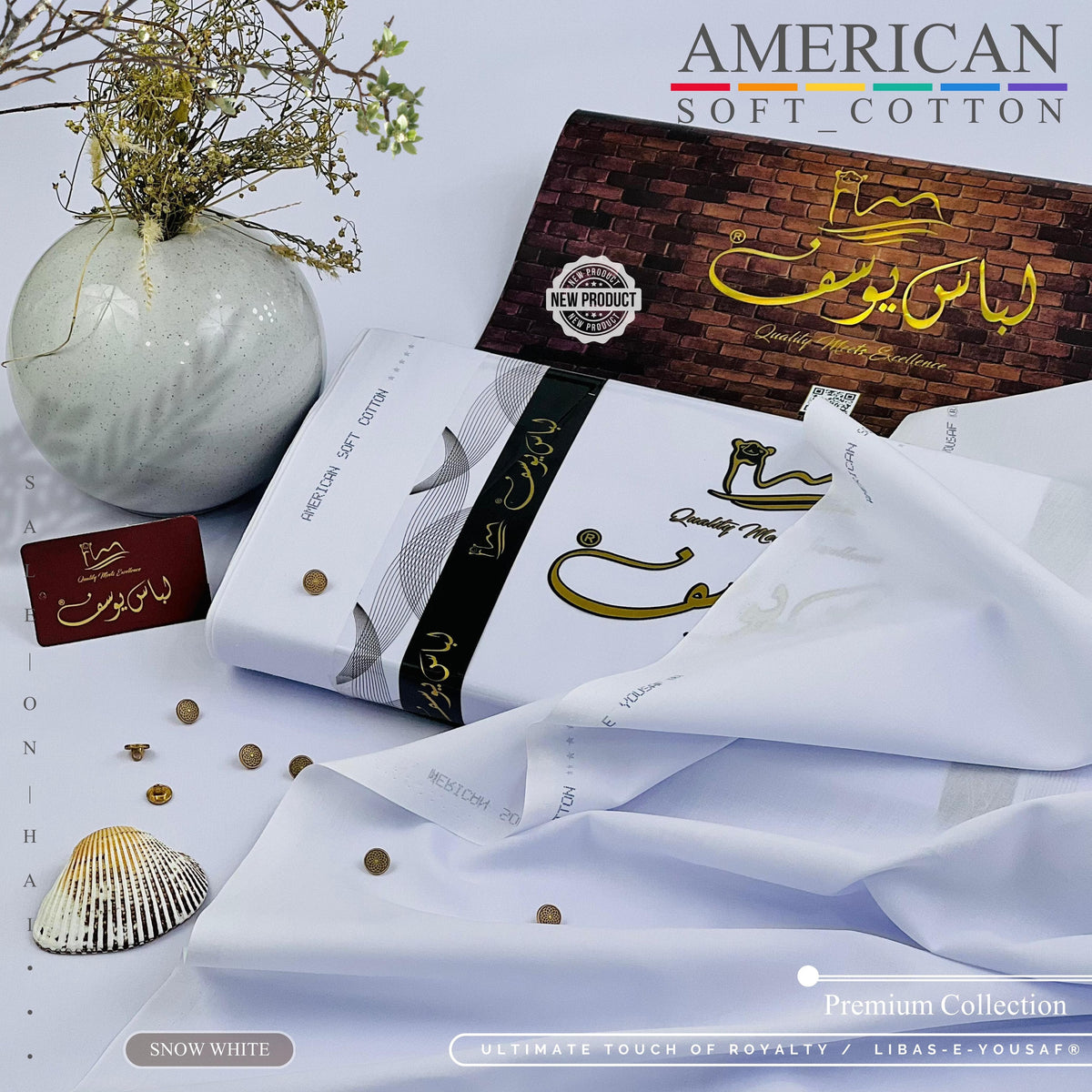 《 American Soft Cotton 》
Unstitched 4.5 cutting