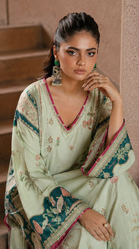 Brand .Ethnic Silk unstitched 3pc