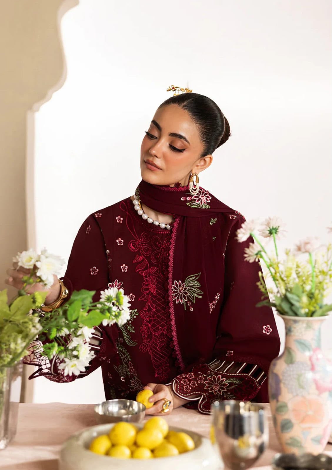 *BRAND NAME* MAHNUR
3PC EMB SUITS