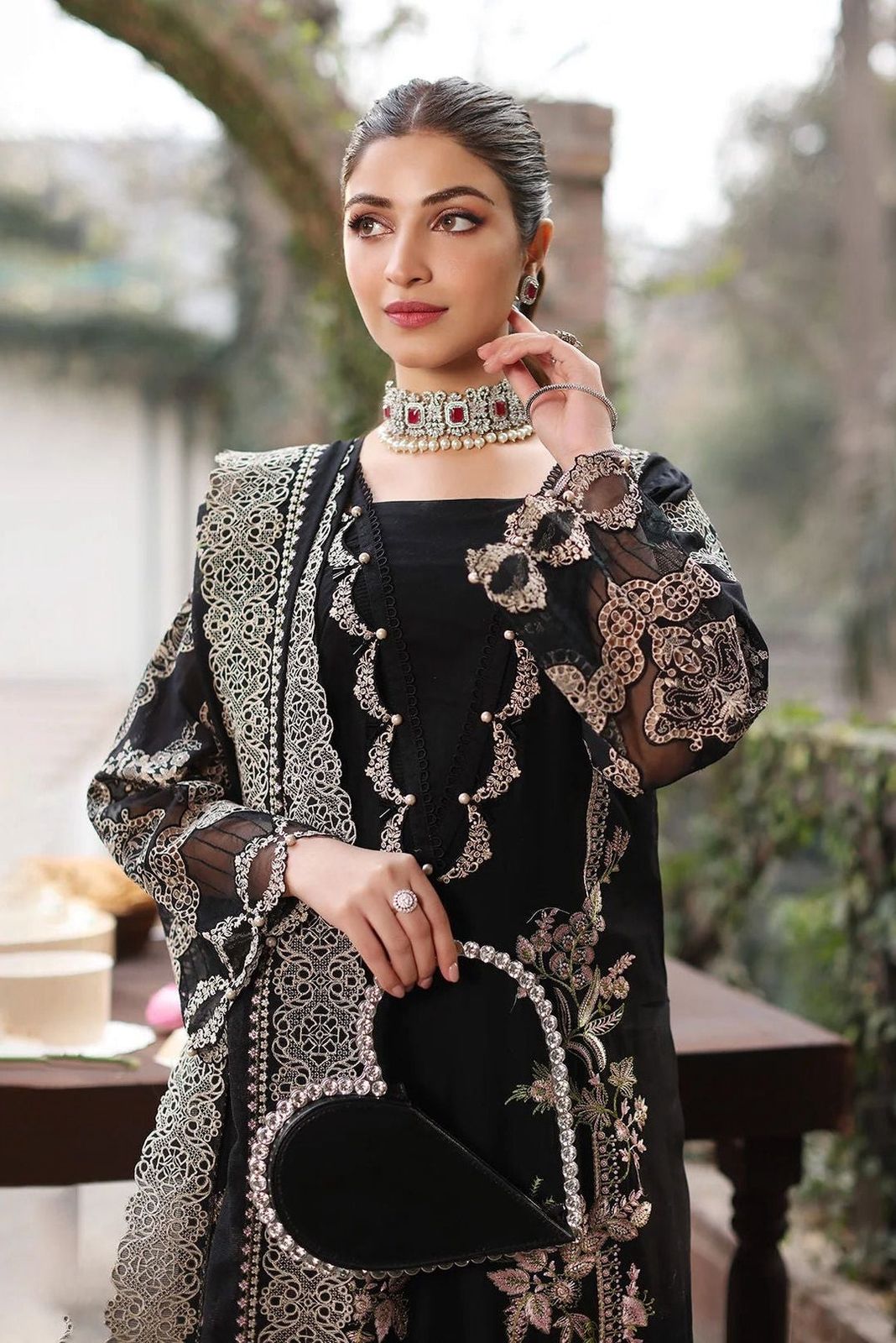 BRAND: KAHF Embroidered 3 Piece WINTER DHANAK COLLECTION
