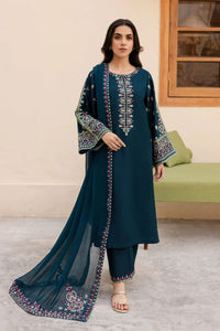 BRAND  Cross Stitch 3pc unstitched 
WINTER DHANAK