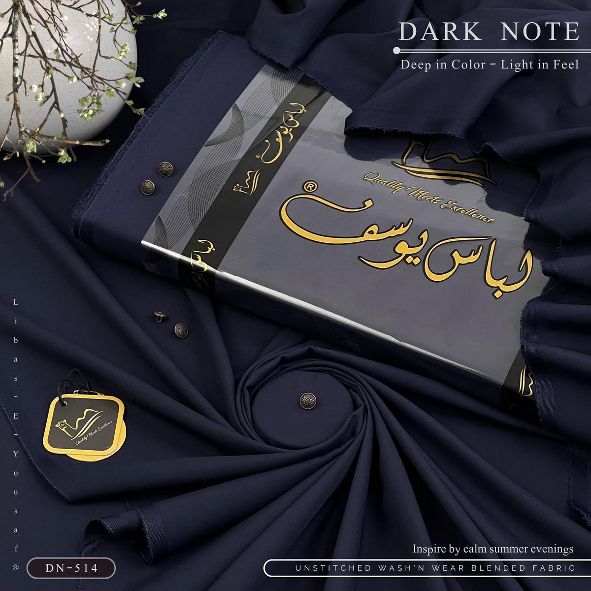 DARK - NOTE
Dark Note — Made for Summer’s Cool Evenings
Unstitched
