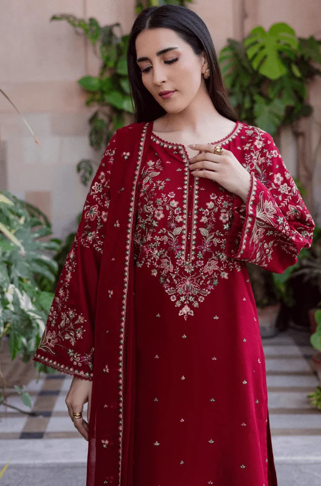 BRAND  BATIK
DHANAK EMBROIDERED 3PC