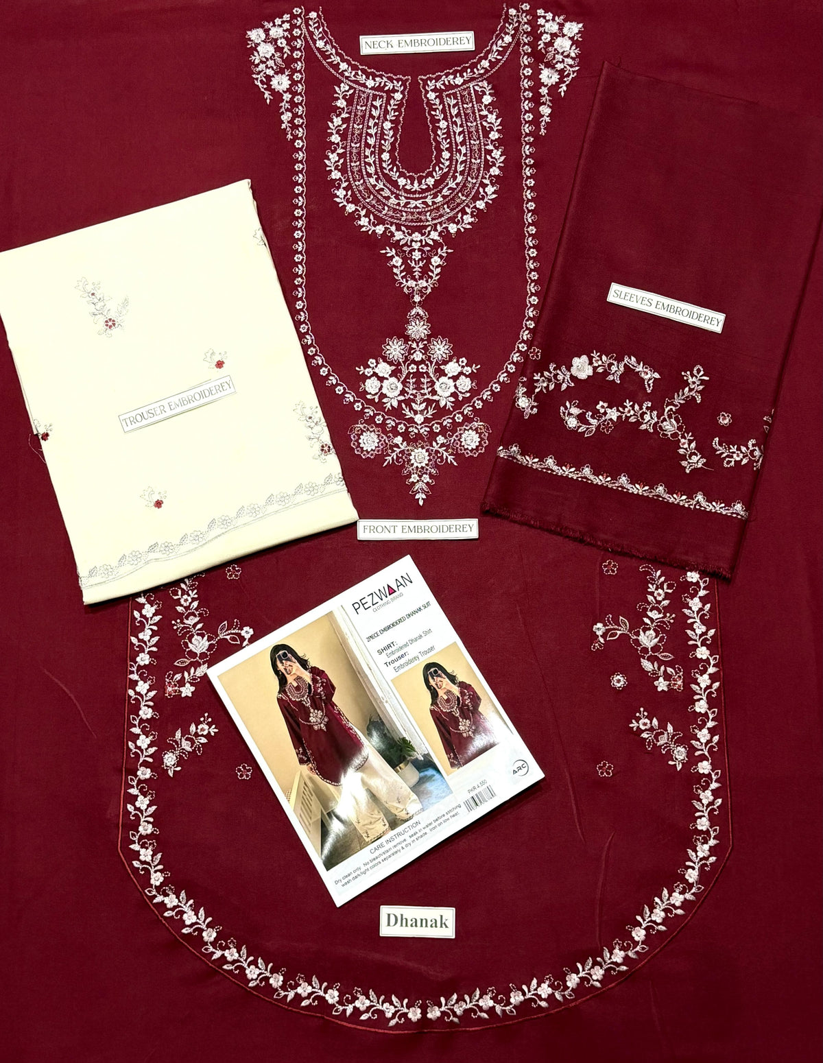 BRAND PEZWAAN
DHANAK EMBROIDERED 2PC